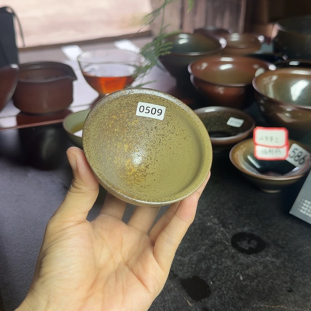 茶盏0509 极简风柴烧主人杯