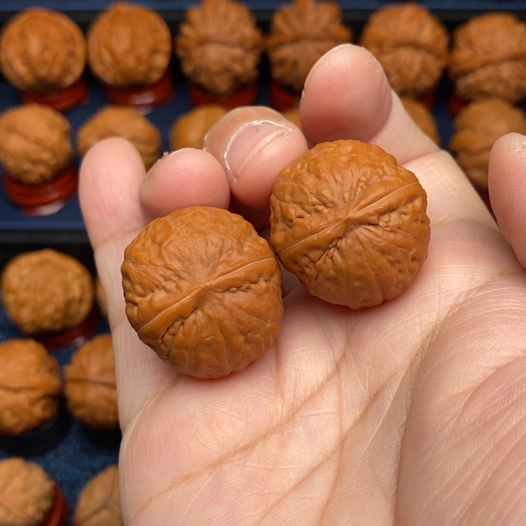 把件文玩核桃手捻磨盘