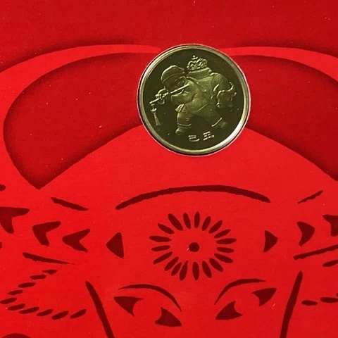 其他普通金属年肖牛精制币卡册，，，，，，
