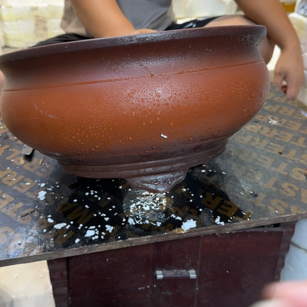紫砂花盆口径30.15口径