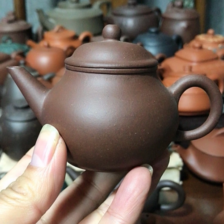 【闪购商品】茶壶朱泥简*你就这样做什么事情也