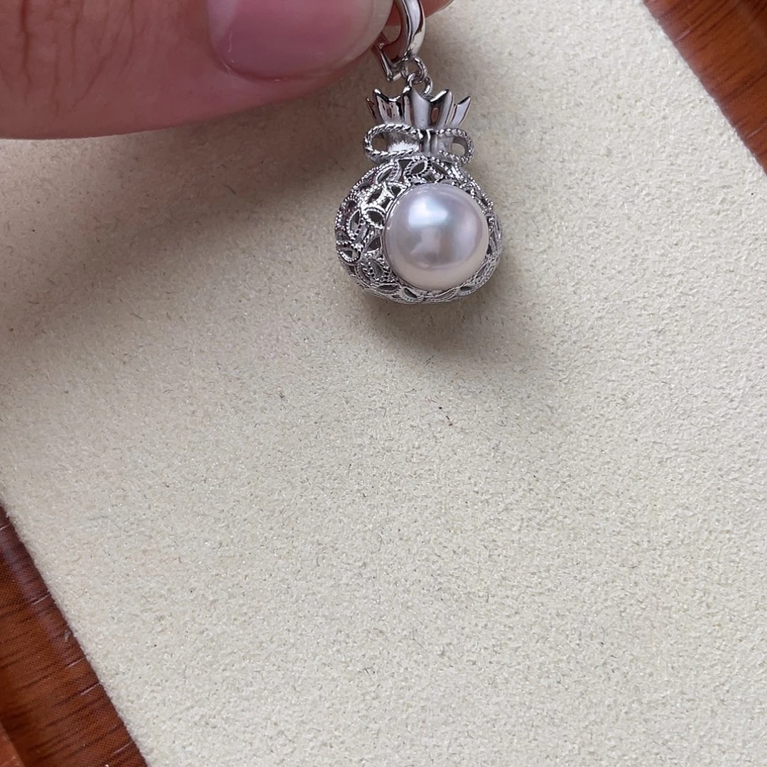 手绳海水珍珠银S925镶嵌