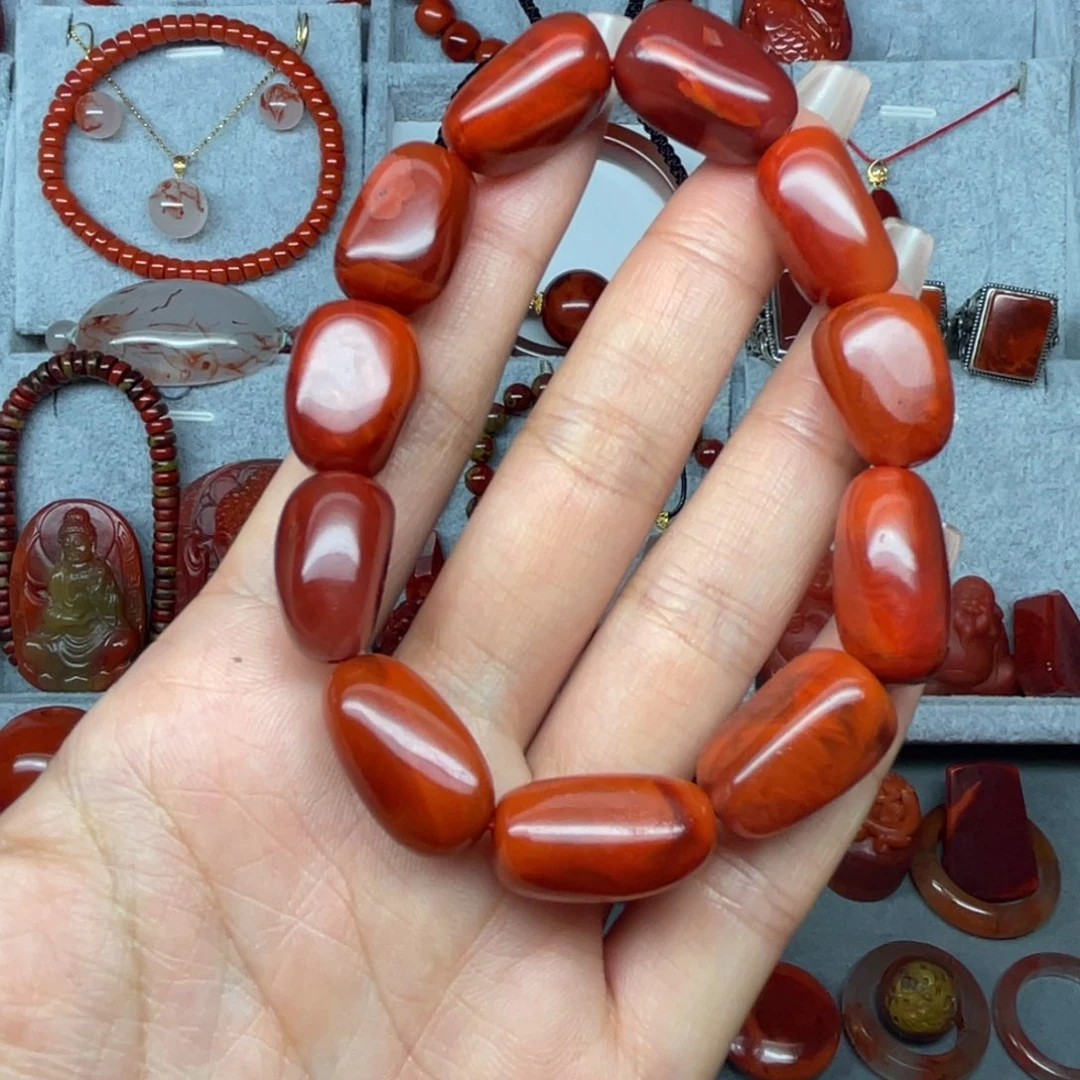 南红玛瑙未镶嵌配饰