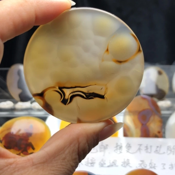 合金玛瑙/玉髓珠宝奇石93有瑕