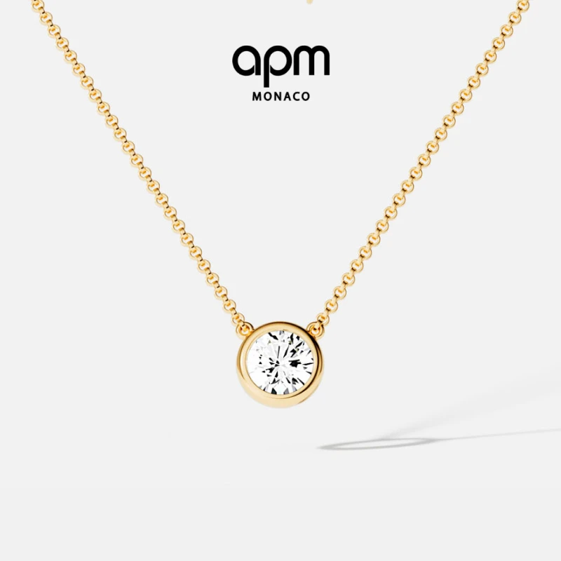 APM Monaco Éclat 可调节项链女款吊坠时尚小众设计高级感