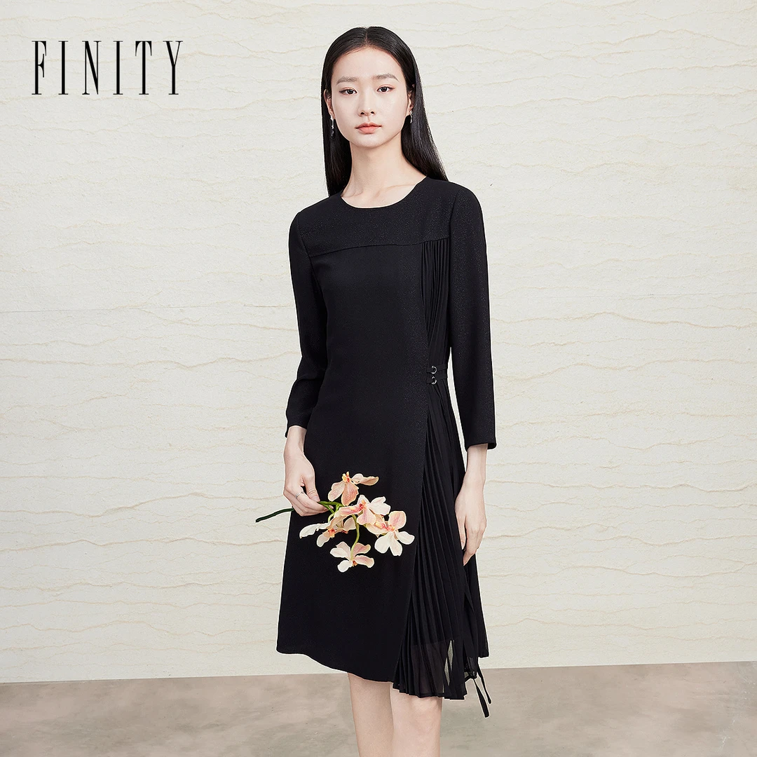 【粉丝专享】FINITY 新品高级感连衣裙气质时尚修身优雅 F20UD3131L
