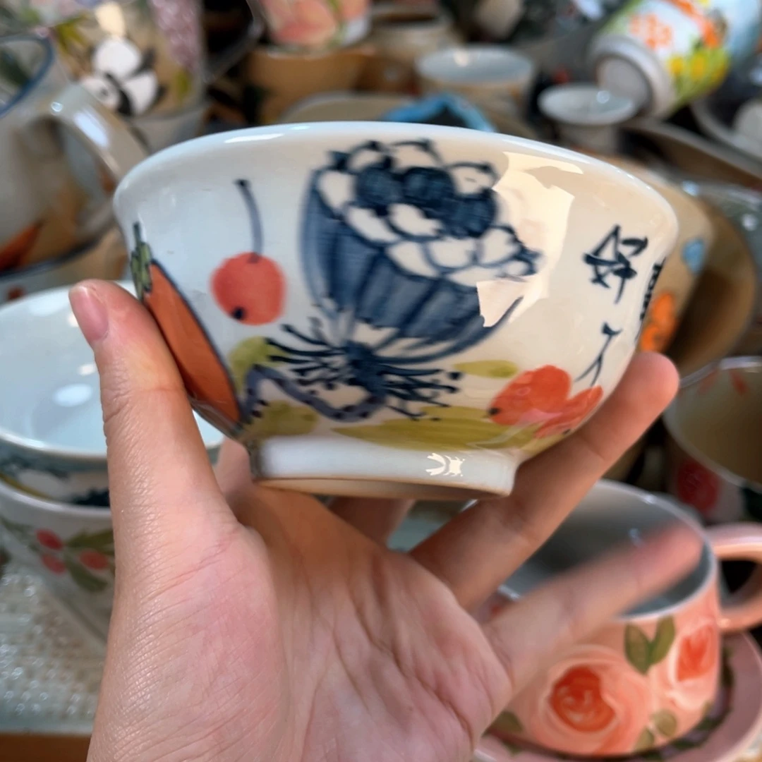 景德镇手工手绘杯