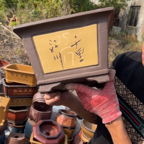 花盆紫砂特价包邮送盒子