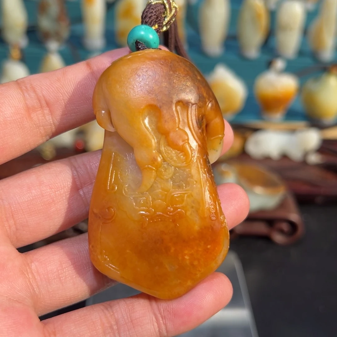 颈饰未镶嵌和田玉（子料）幸*哥