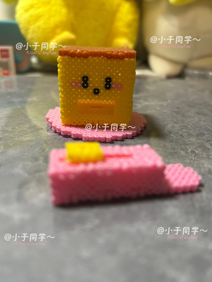 超火礼物布丁喂食器创意玩具拼豆解压玩偶过家家趣味网红亲子互动