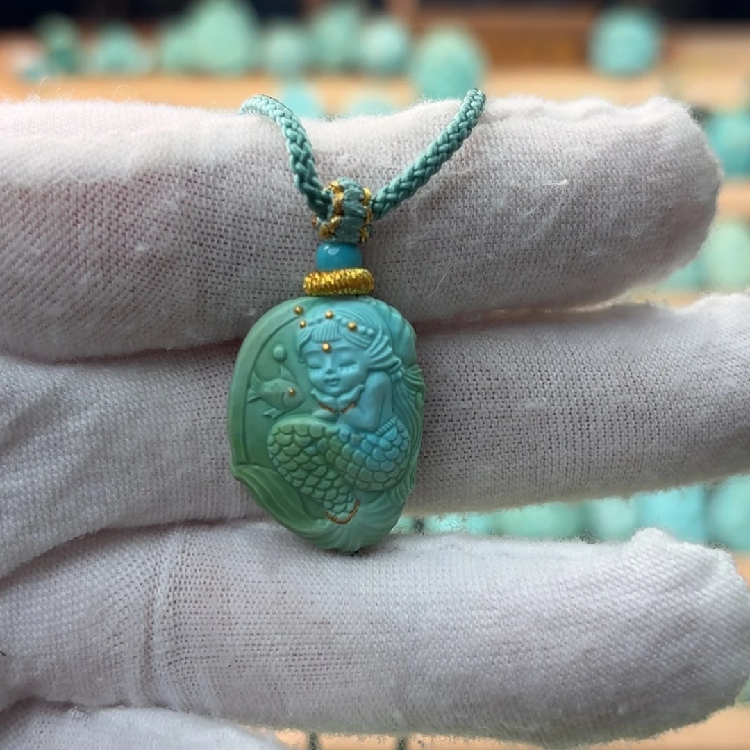 绿松石未镶嵌配饰