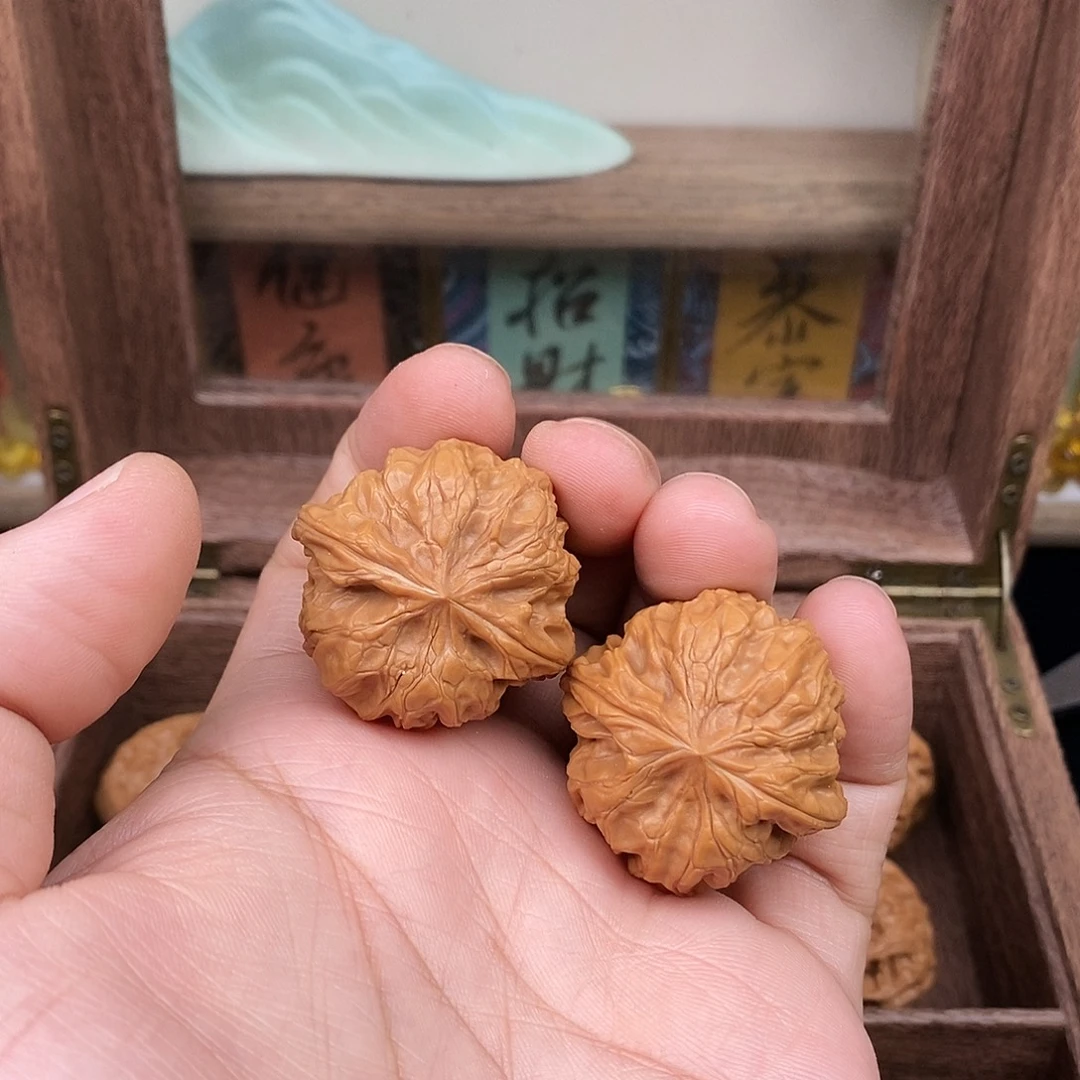 把件文玩核桃六星元宝大