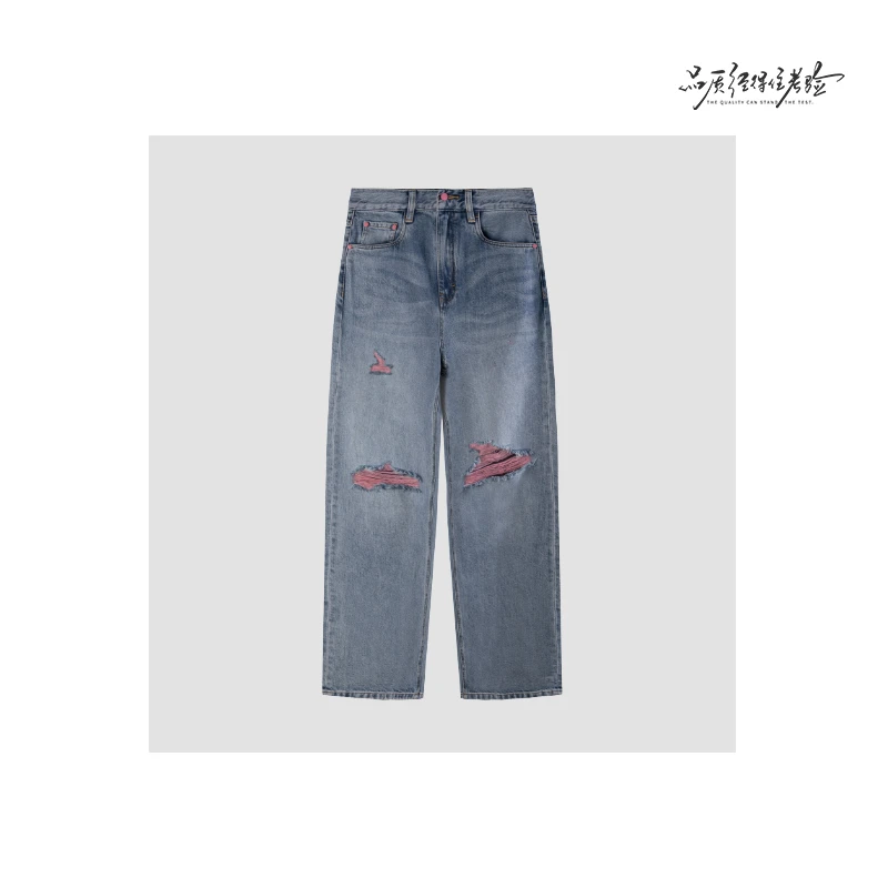 原单非市面货！“雅格重磅粉扣牛仔裤”AWA1610389