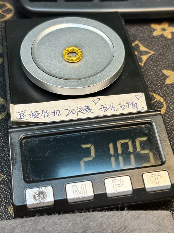 足金999卡10祥云圈