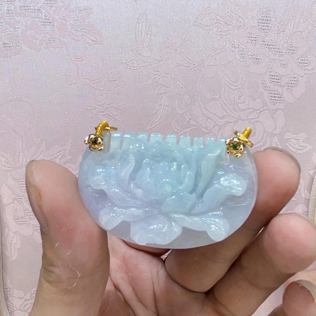 吊坠(赠链)合金翡翠代编织