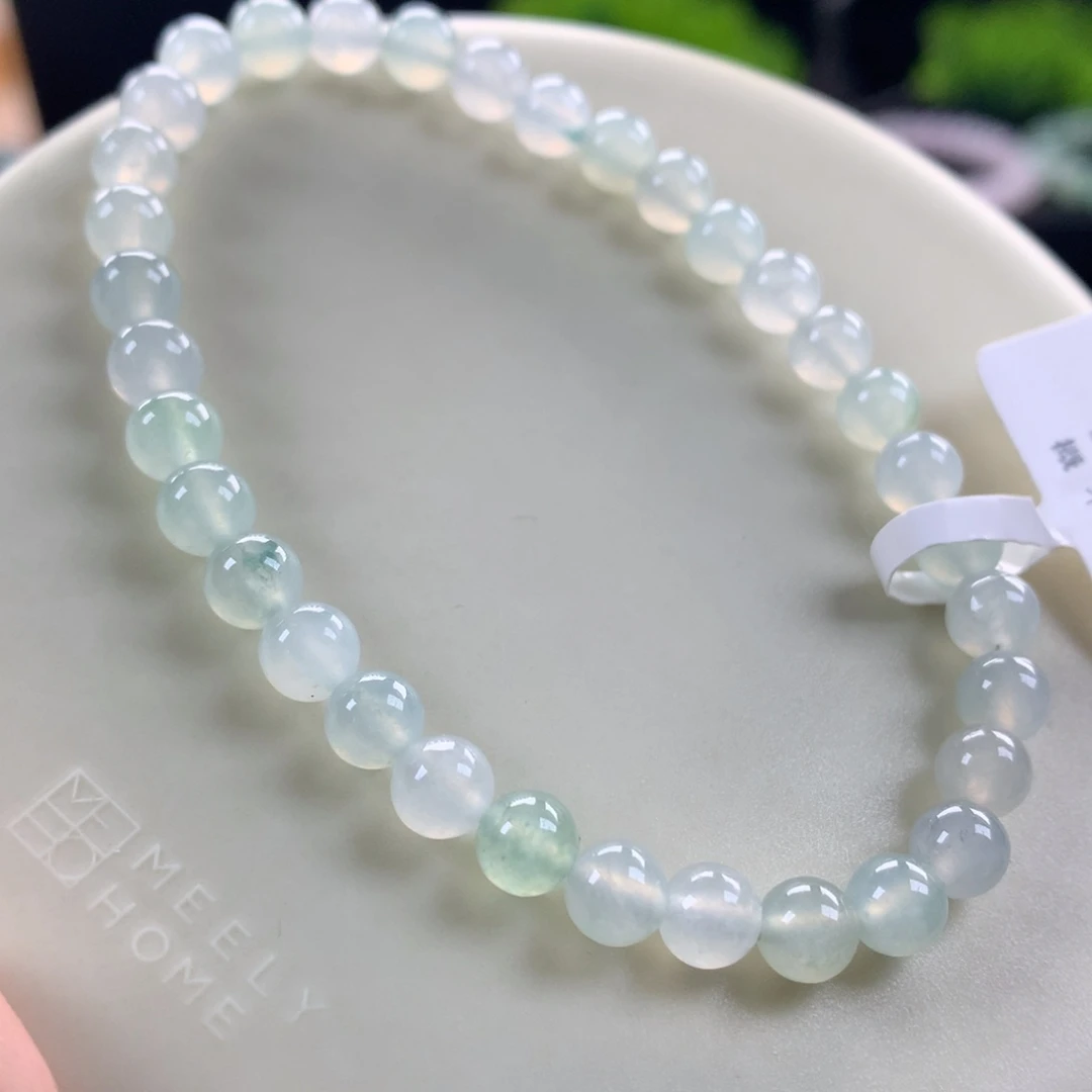 翡翠未镶嵌手链卡5.5