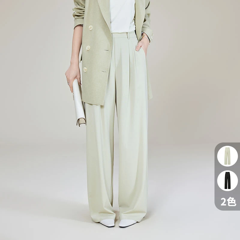 A美洋MEIYANG 夏日生姜二号休闲裤【欧若风】松紧直筒【小70】-周一