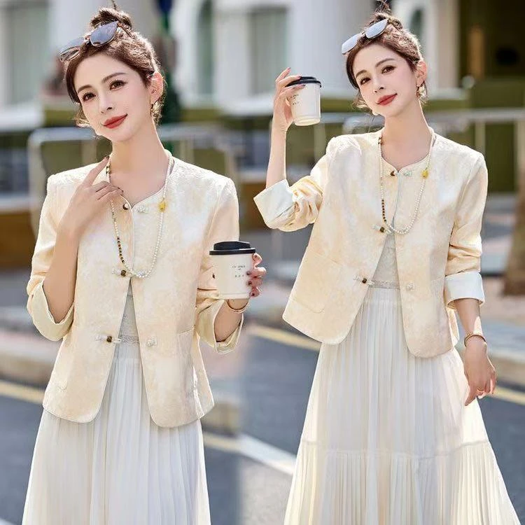 春季新款外套女时尚显示新中式小香风春秋显瘦气质