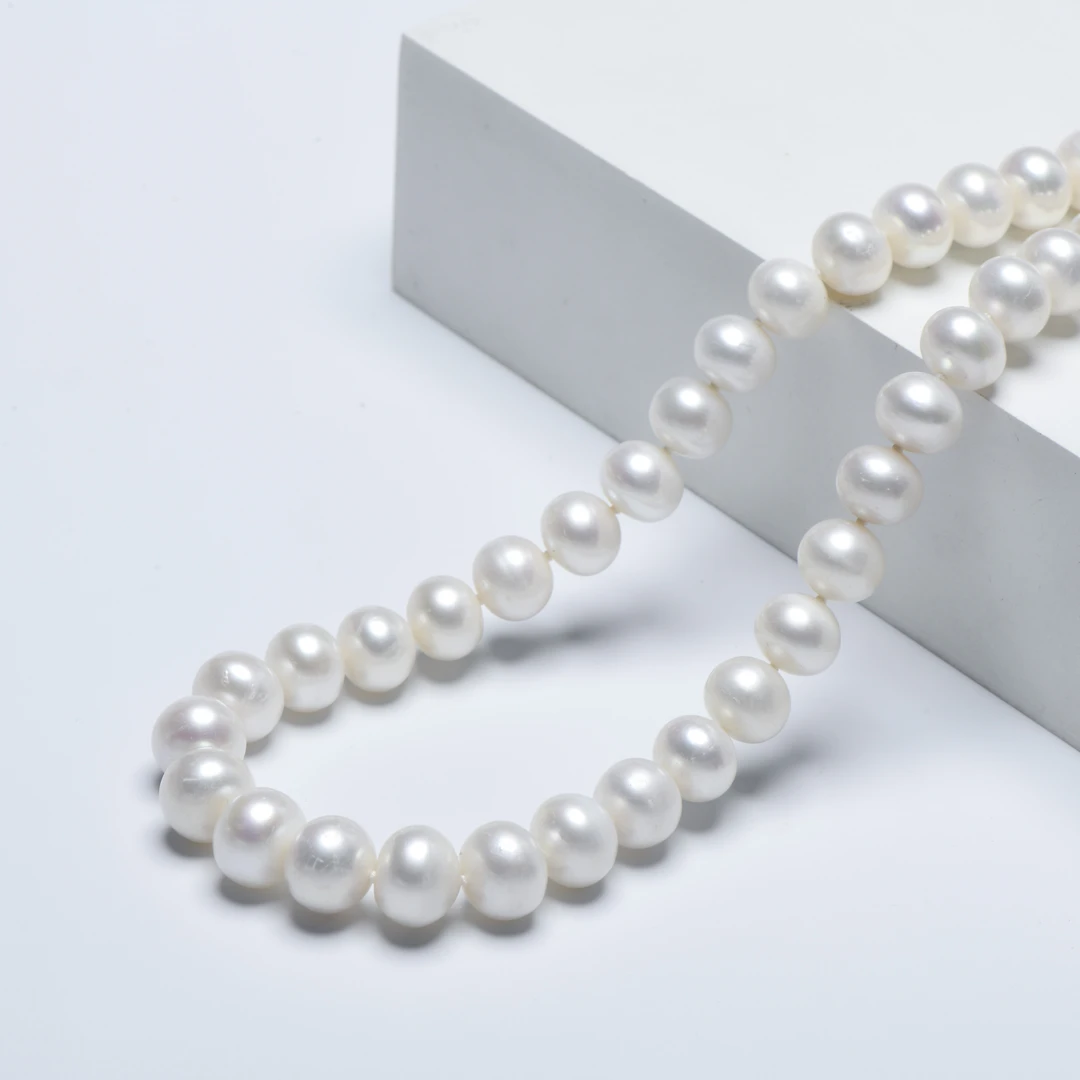 【珍言珠宝店】S146时尚金典淡水无核珍珠简约日常10-12 多样性发一