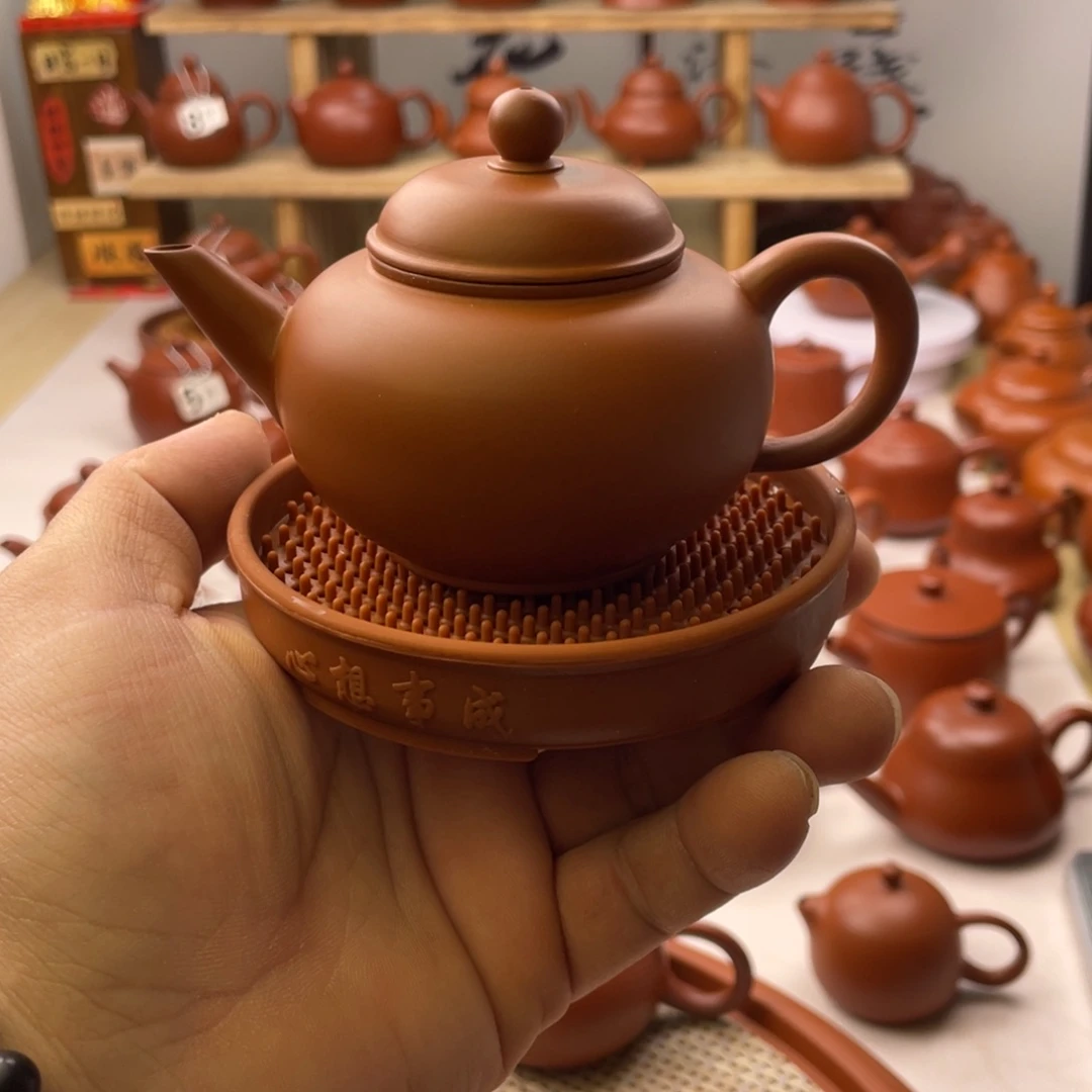 紫砂茶壶超薄胎水平130毫升