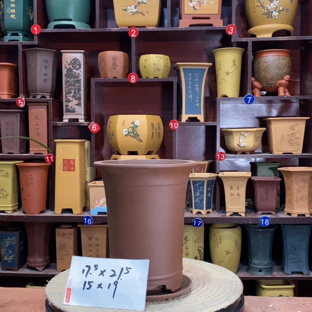 紫砂花盆紫砂花盆