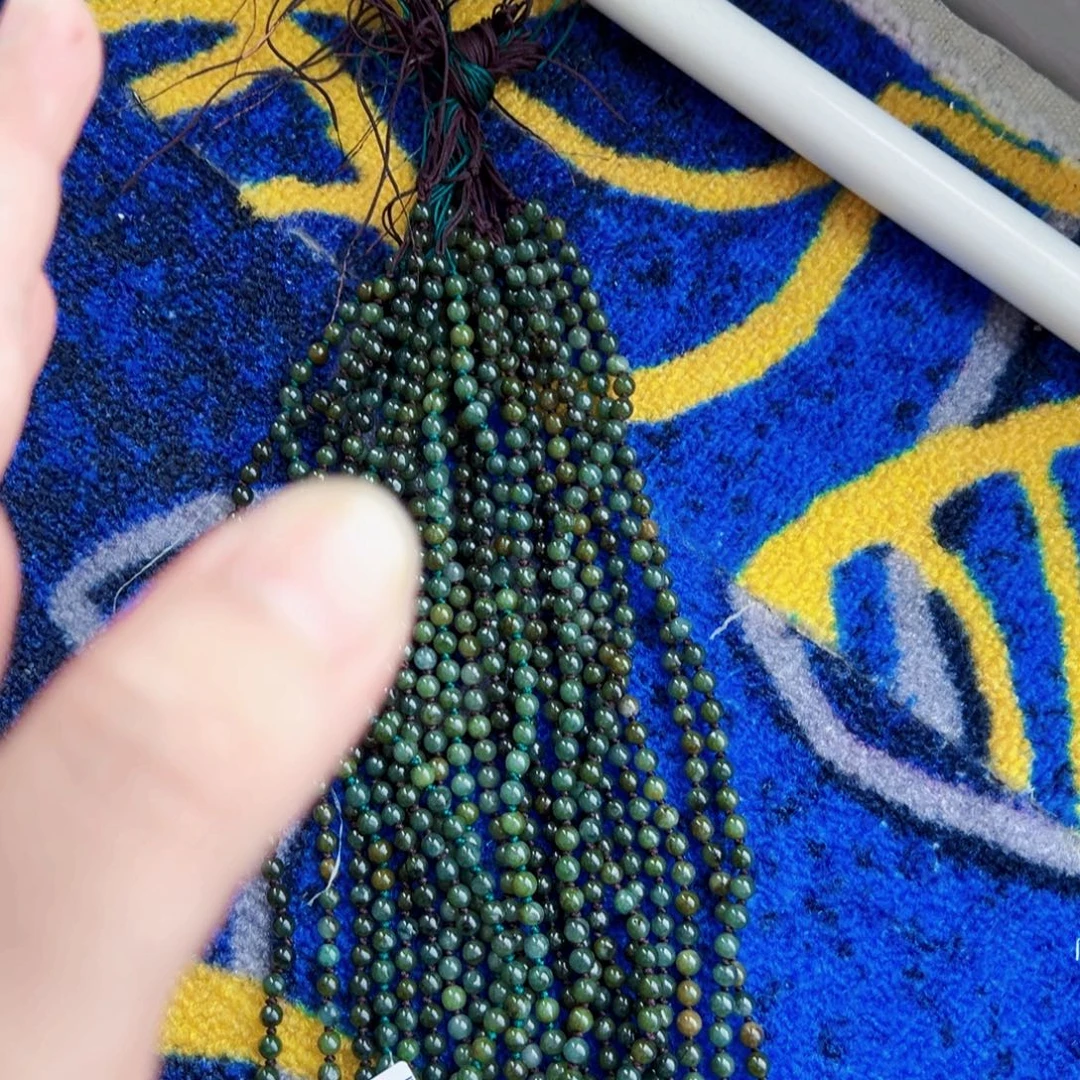 翡翠未镶嵌颈饰珠链