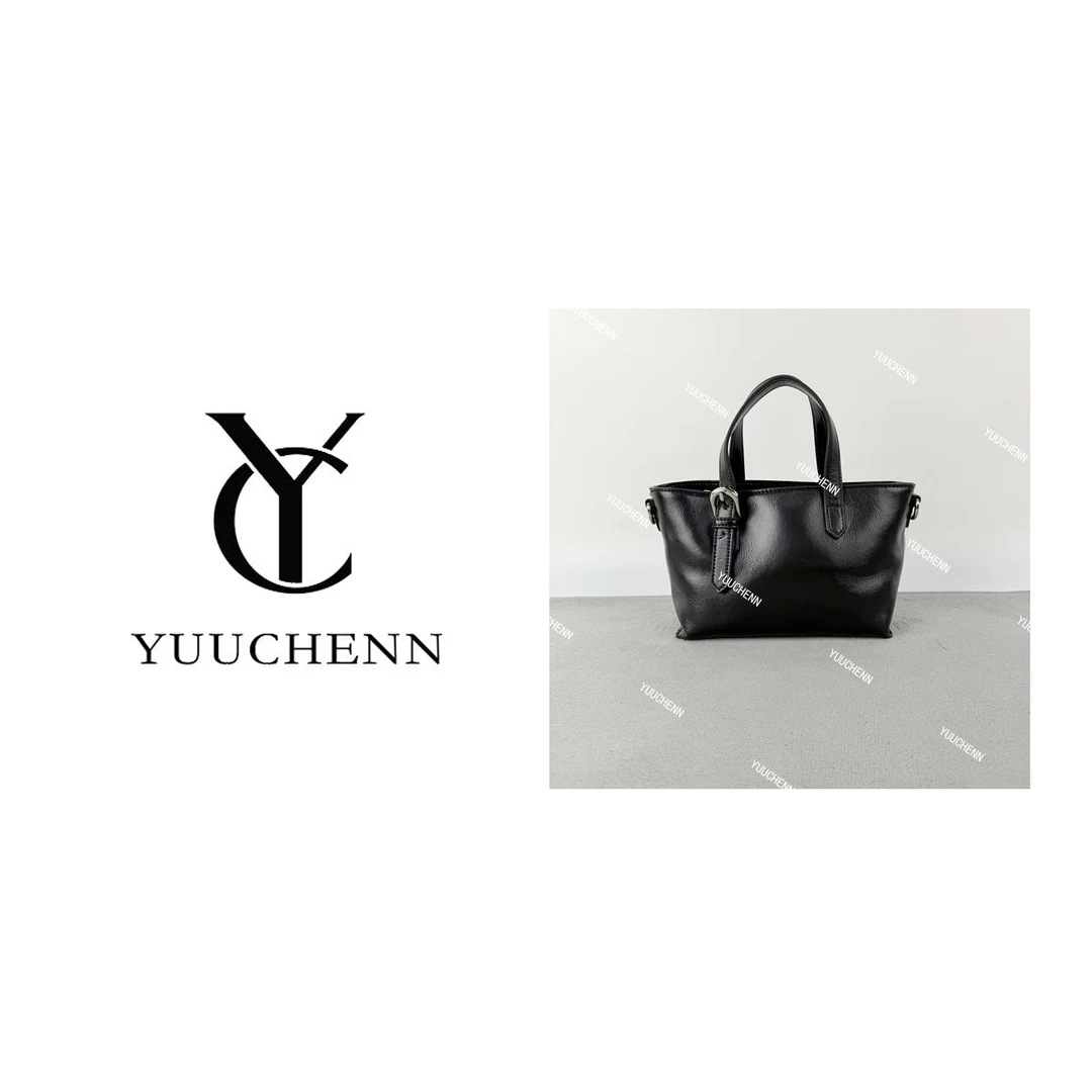 YUUCHENN/23cm原创设计高定真皮包HH6753