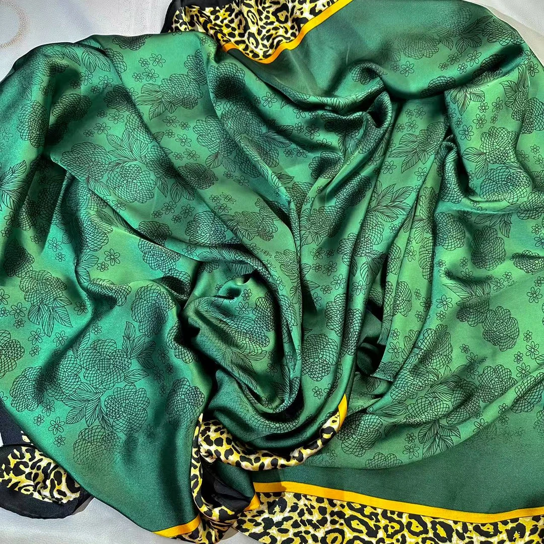 丝巾围巾女士披肩新款素雅百搭防晒优雅气质180×90    5025