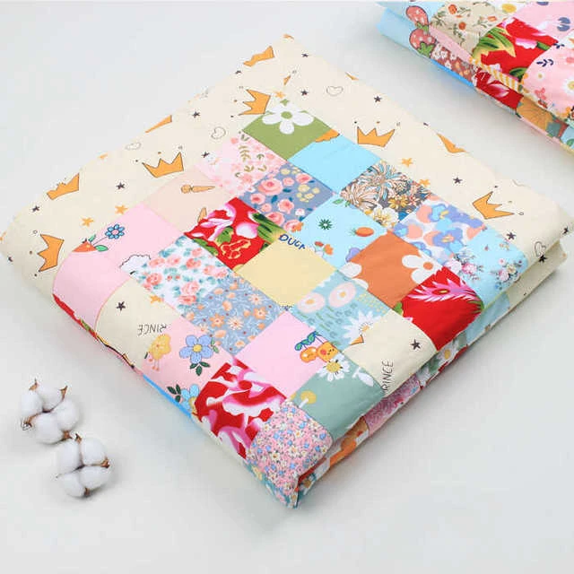 百家被成品宝宝被子四季通用新生婴儿童包被手工百福抱被子棉花