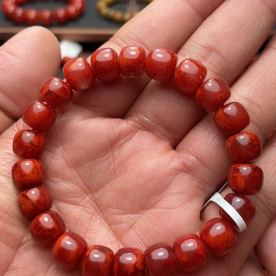 南红玛瑙未镶嵌手串
