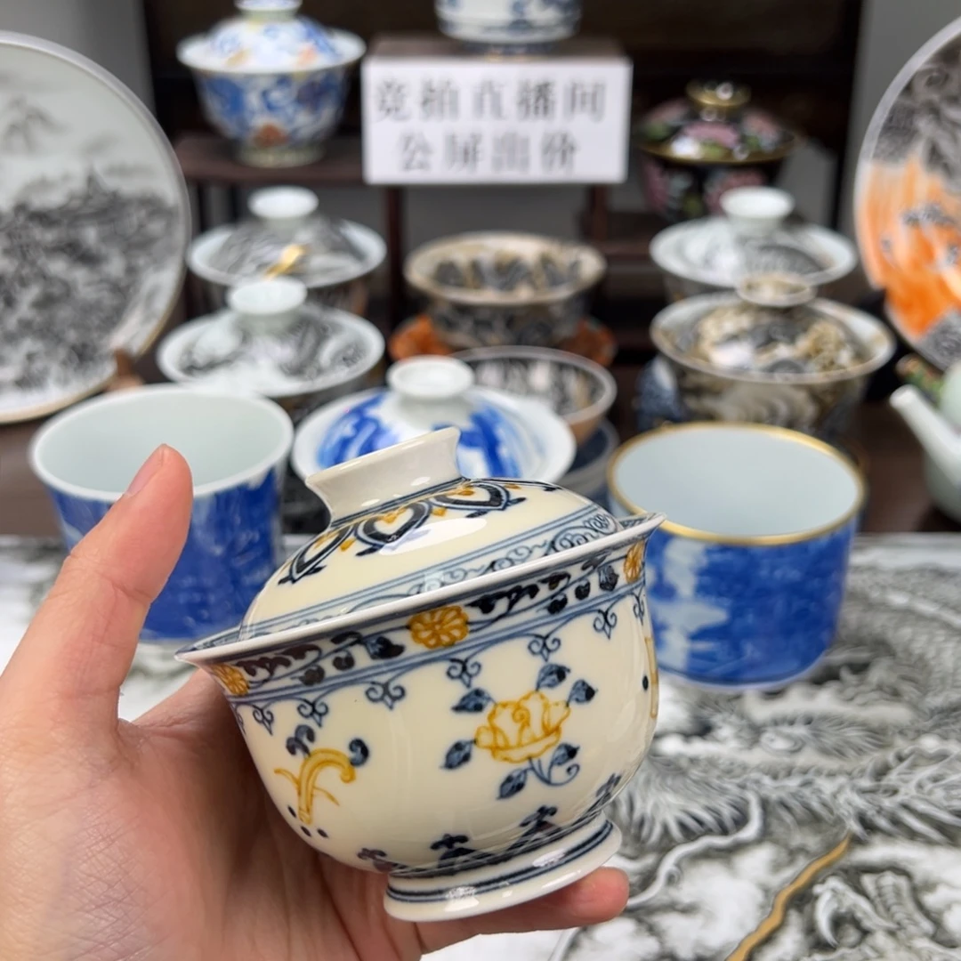 元***古景德镇手工手绘陶瓷