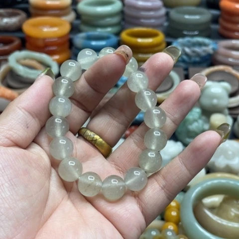 颈饰合金石英质玉