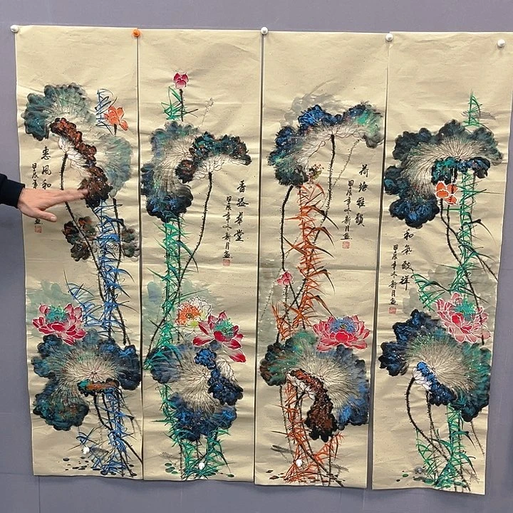 国画纯手绘字画宣纸