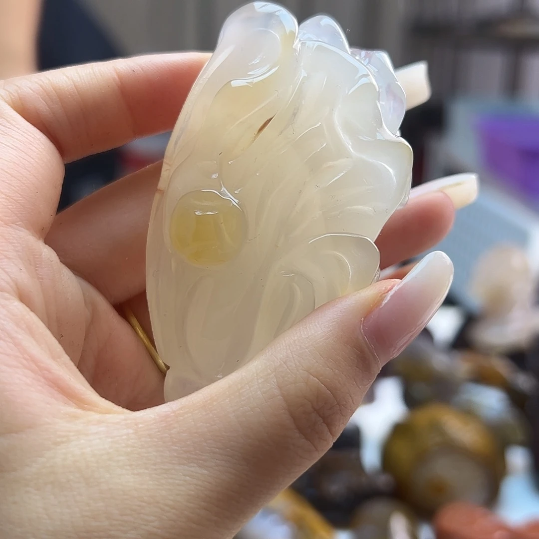 玛瑙/玉髓未镶嵌吊坠(不含链)