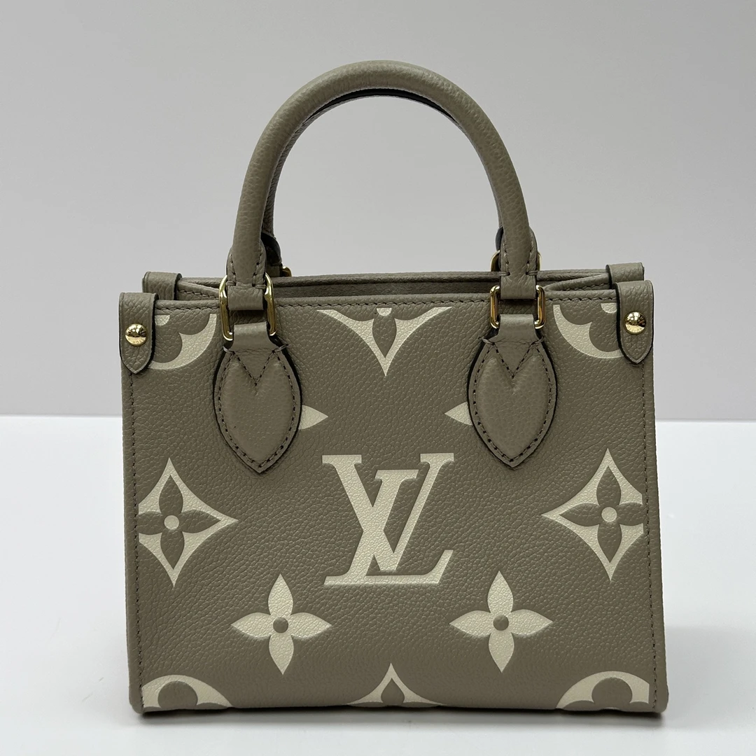 95新 LouisVuitton/路易威登 大象灰onthegobb单肩斜挎包 12911