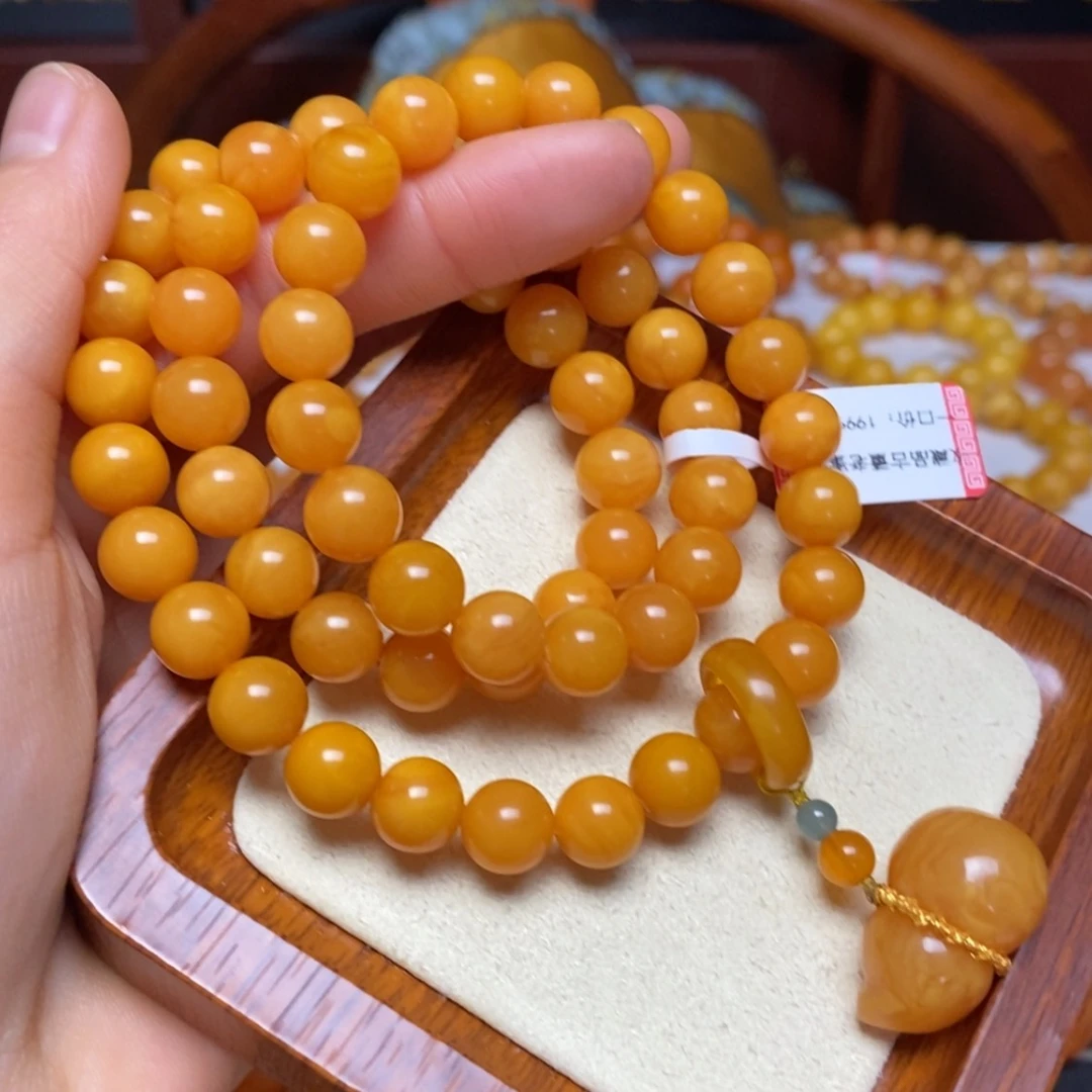 【闪购商品】蜜蜡手链未镶嵌手串