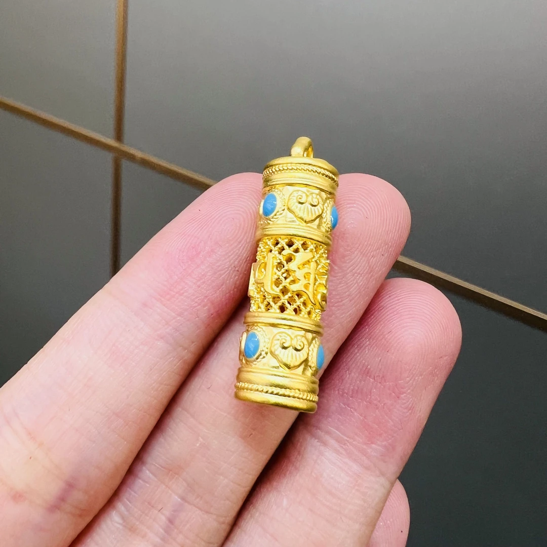 【莹莹专享】足金999 柱子GP   1.21纳金添福