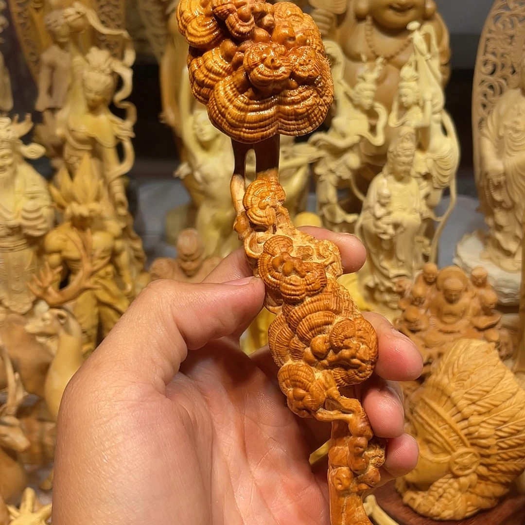 黄杨木小瑕疵崖啊如意