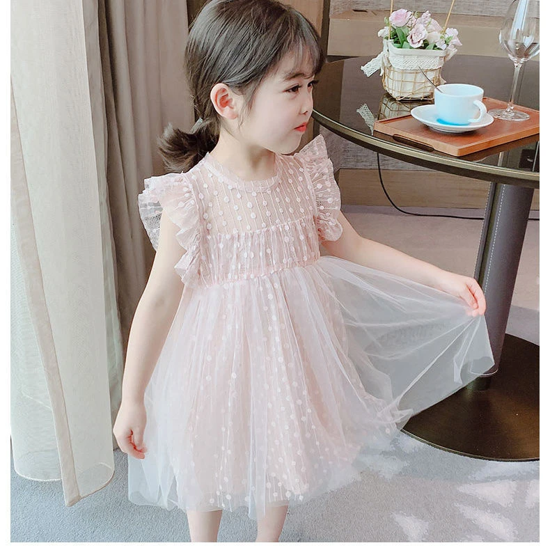 YeeHoO英氏【断码】2025夏季新款女童装儿童连衣裙超洋气宝宝公主