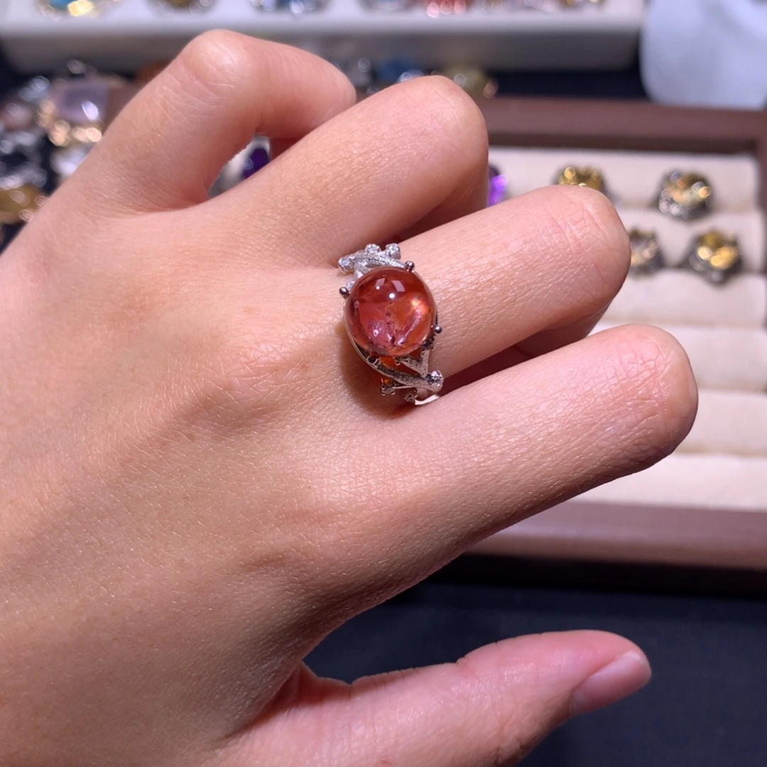 【闪购商品】银S925镶嵌戒指水晶