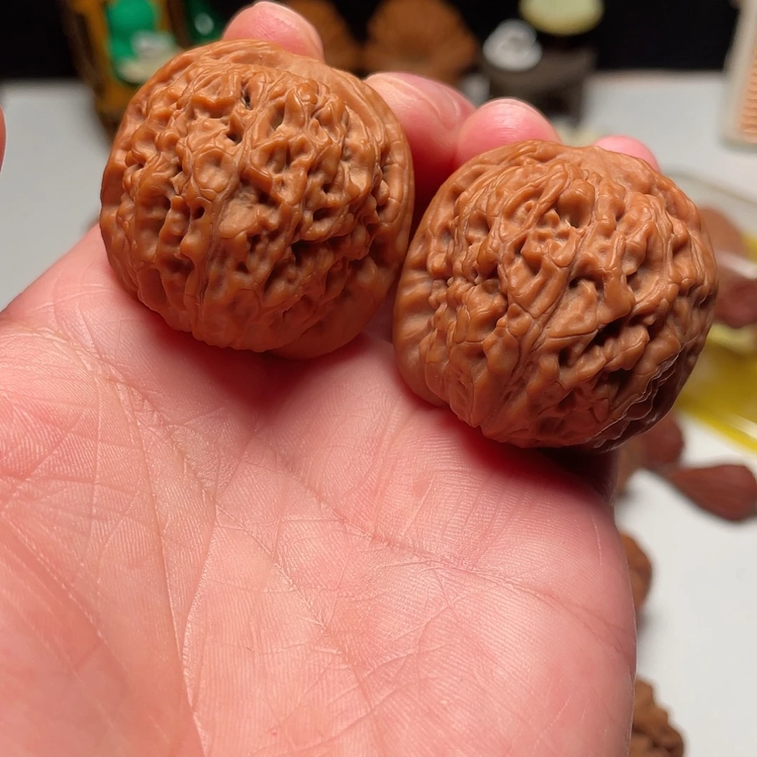 吊坠文玩核桃莲花