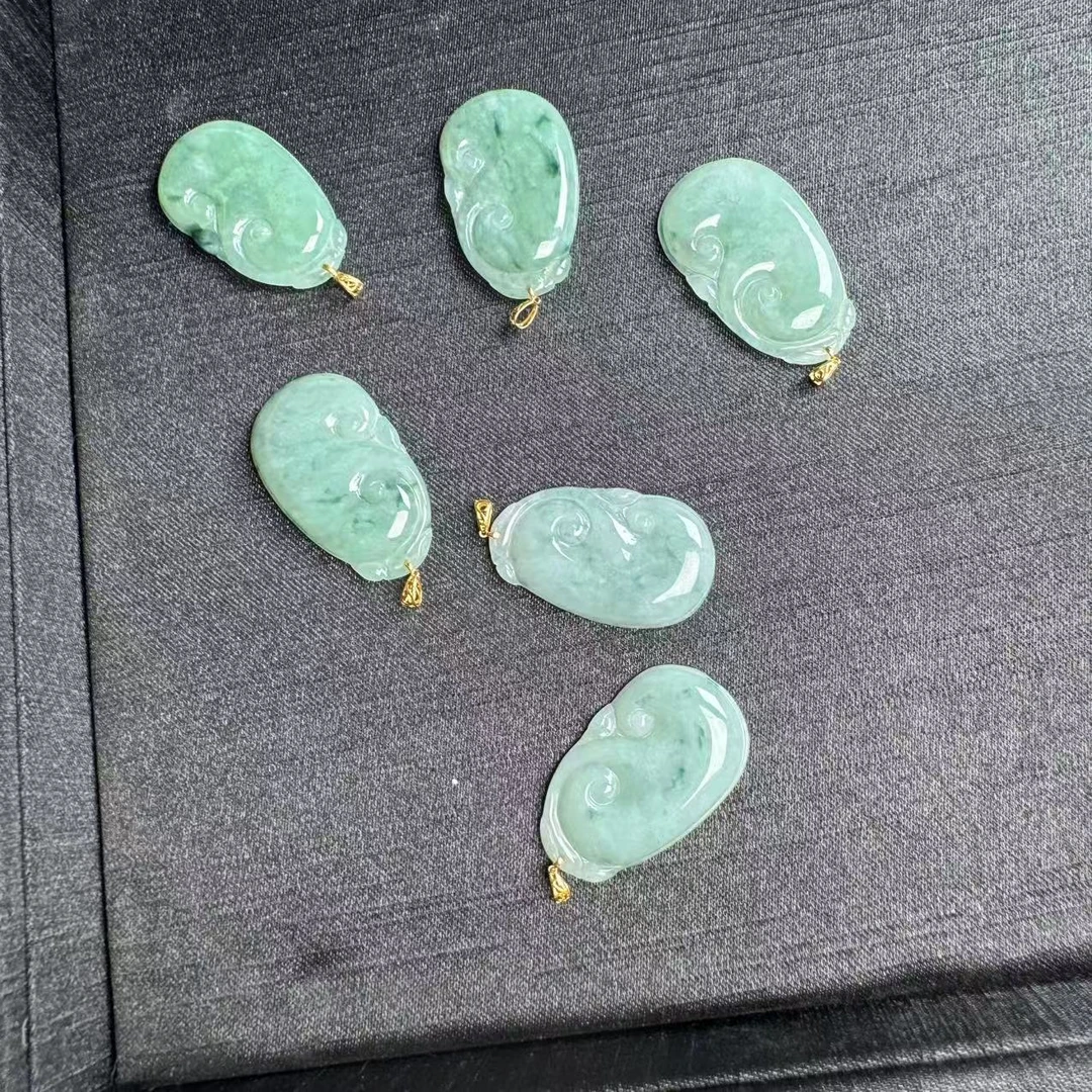 【圈圈推荐】18K翡翠如意L05029-11多样性发一个