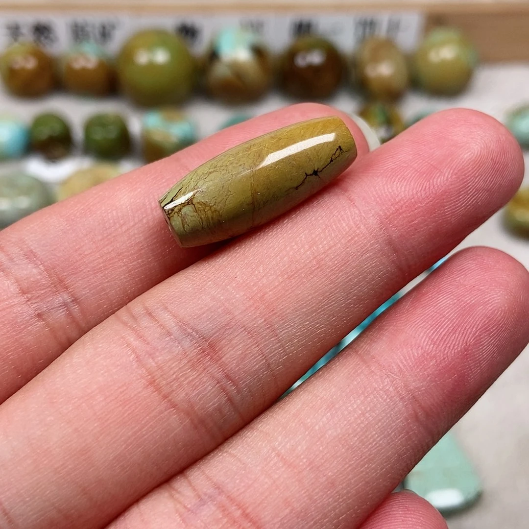 未镶嵌绿松石珠宝半成品?**?