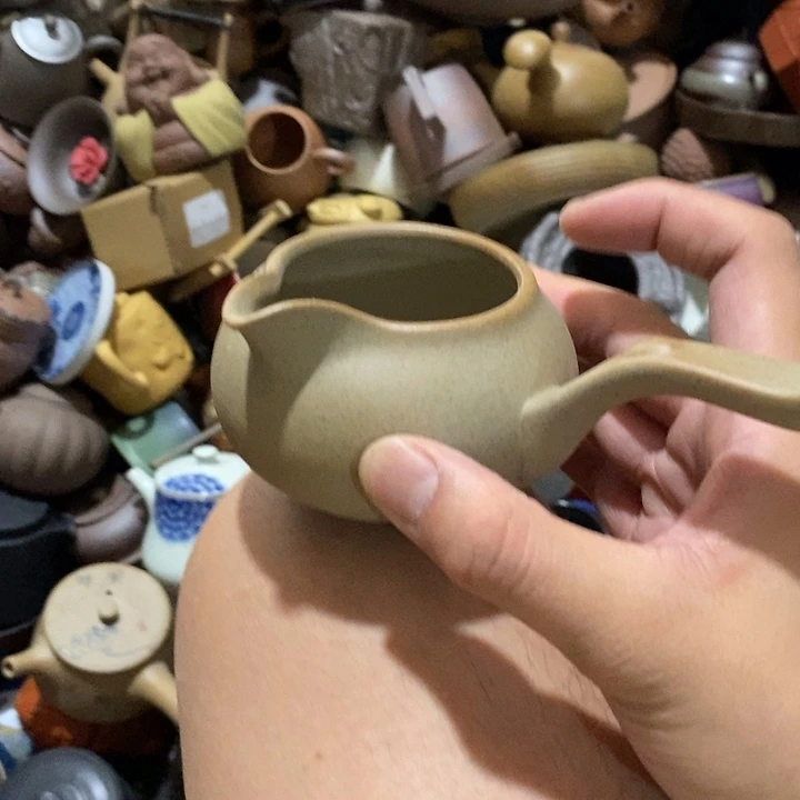 瓷片荷花的小孩也有