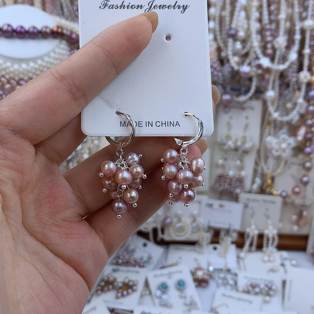 项链银S925镶嵌淡水珍珠