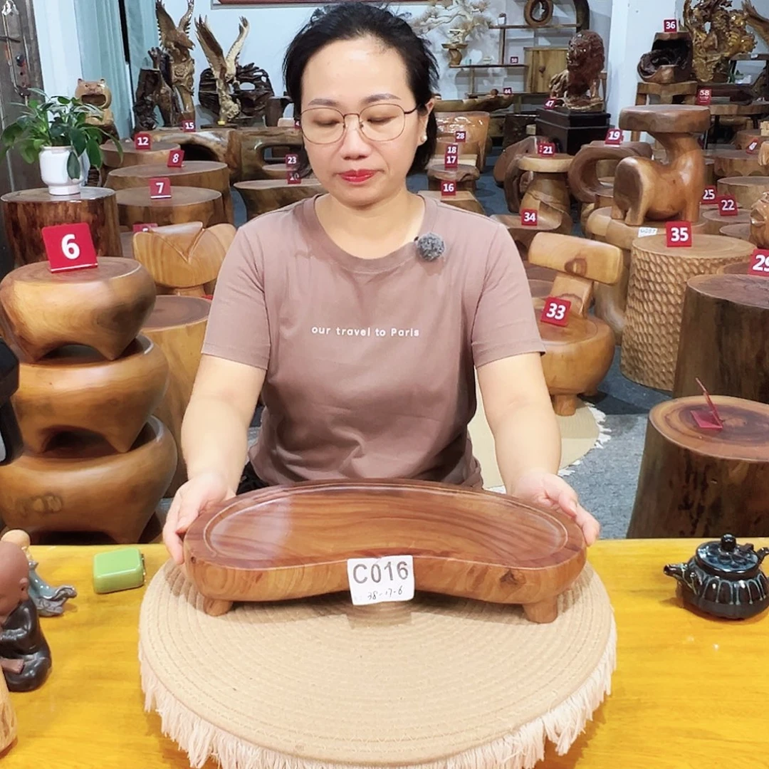 4 号香樟木尺寸： 38-16-6cm