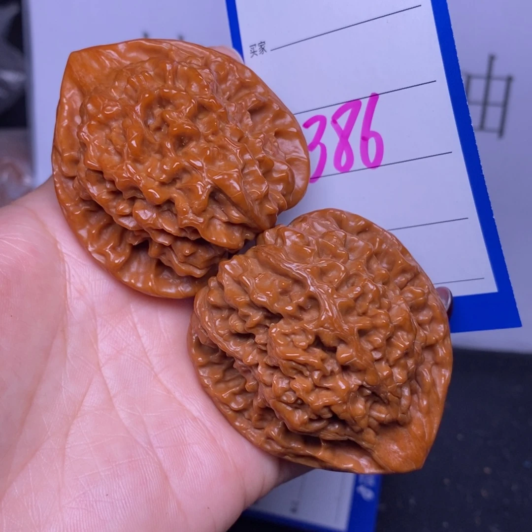 文玩核桃把件386/48官帽福利