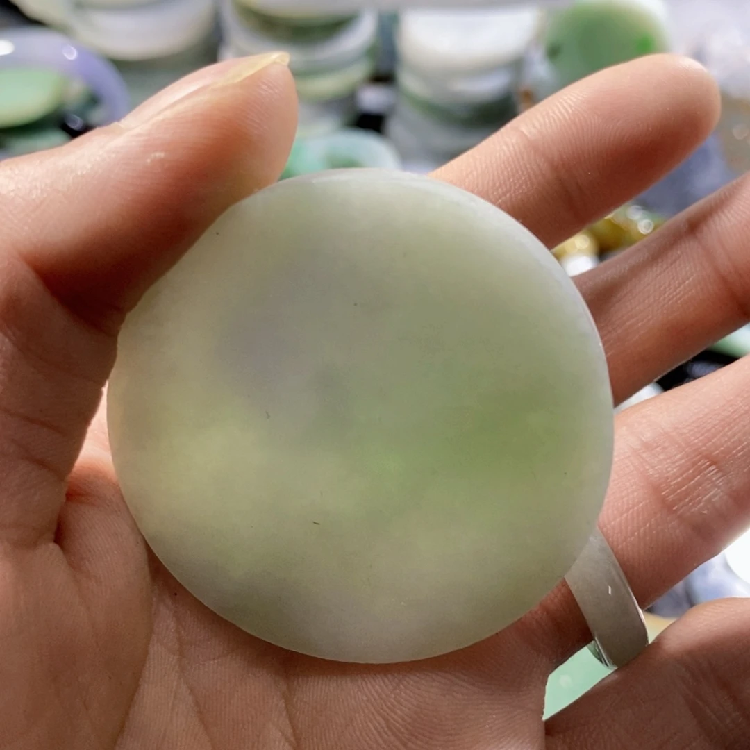 定制翡翠宝宝佛俩个，莲花牌一个未镶嵌O*