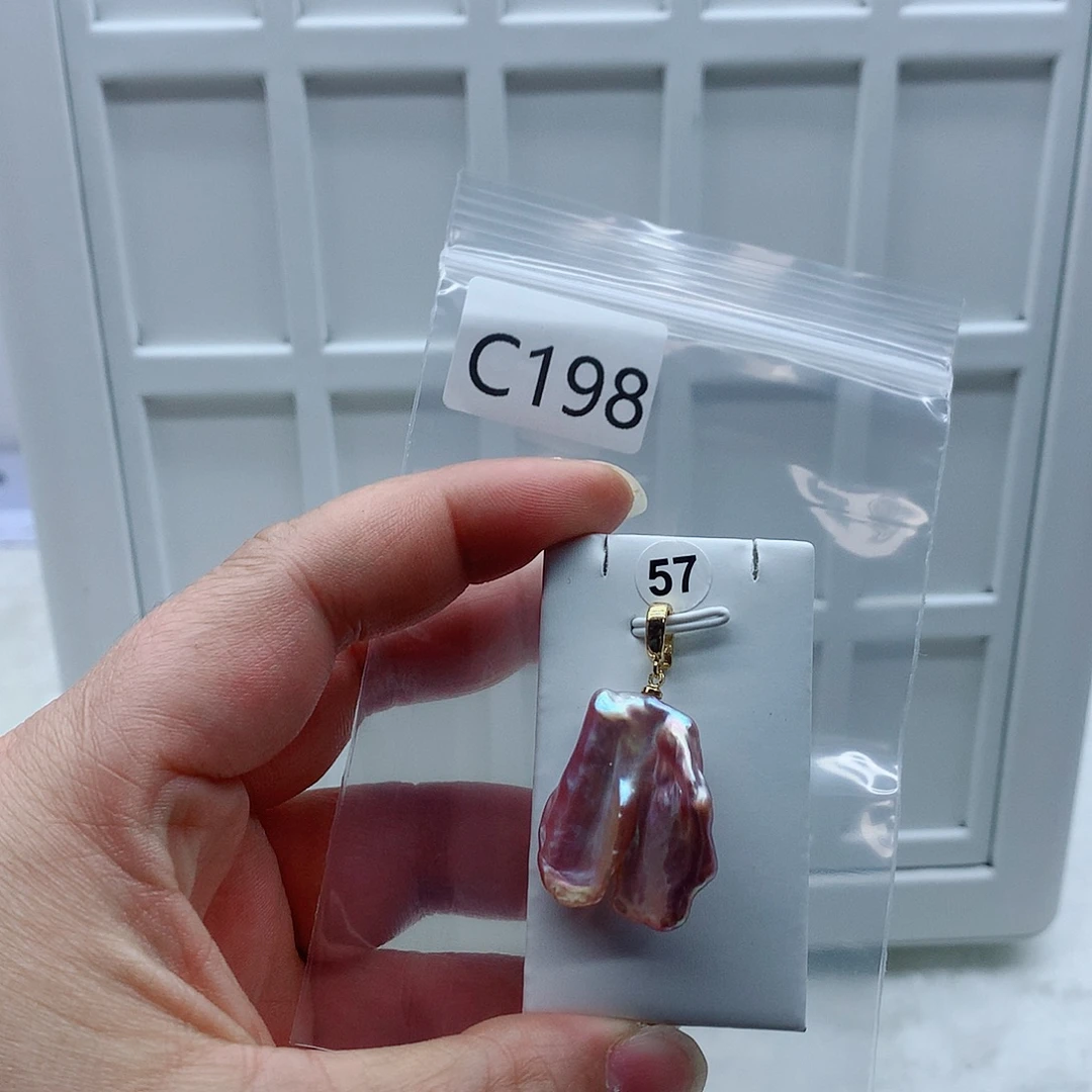 淡水珍珠吊坠(不含链)合金