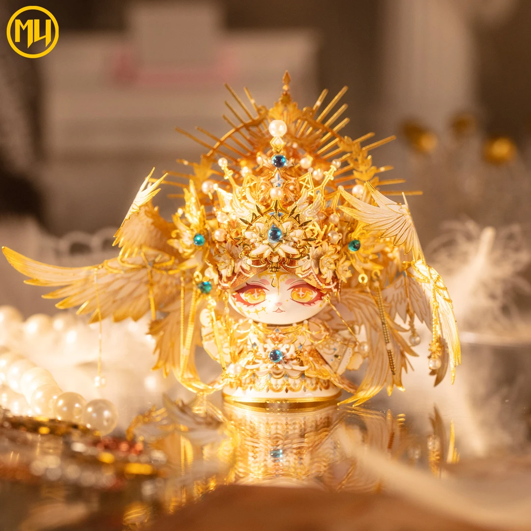 艺模喵之城天使恶魔金属模型手工摆件点翠凤冠女帝摆件情人节礼物